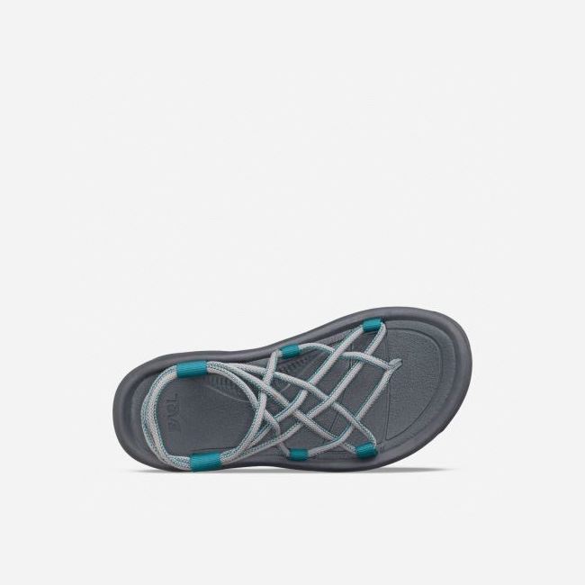 Deep Grey / Turquoise Blue Teva Hurricane XLT Infinity Women's Sandals | N2LKAQ0