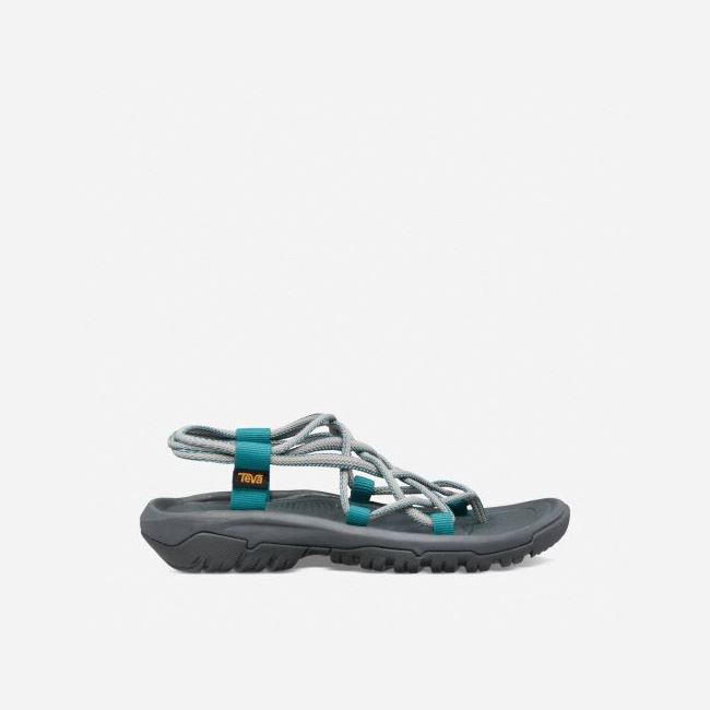 Deep Grey / Turquoise Blue Teva Hurricane XLT Infinity Women\'s Sandals | N2LKAQ0