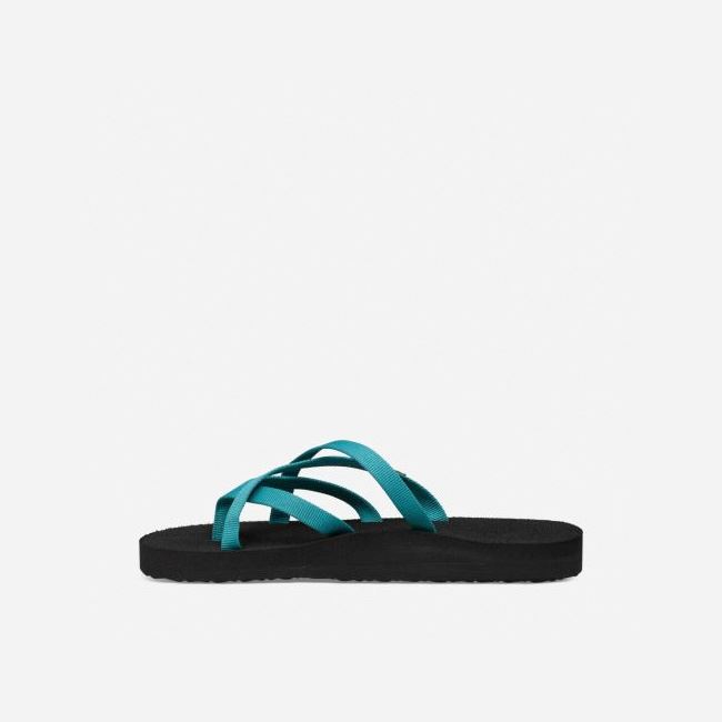 Deep Lake Teva Olowahu Women's Flip Flops | PBO6Q0M