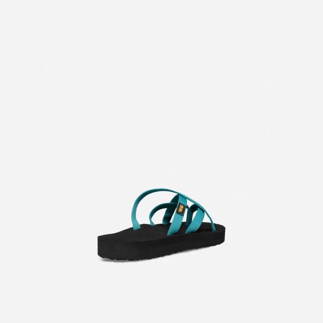 Deep Lake Teva Olowahu Women's Flip Flops | PBO6Q0M