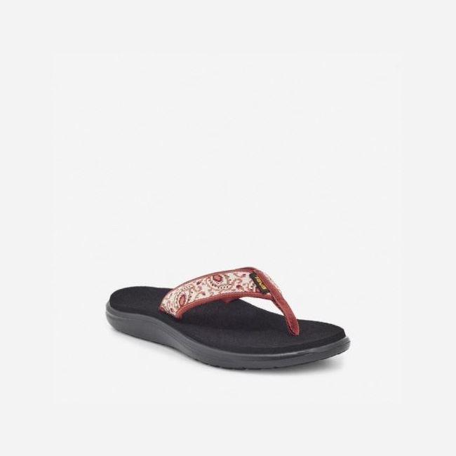 Doria Burnt Henna Teva Voya Flip Women's Flip Flops | 4L5NGAG