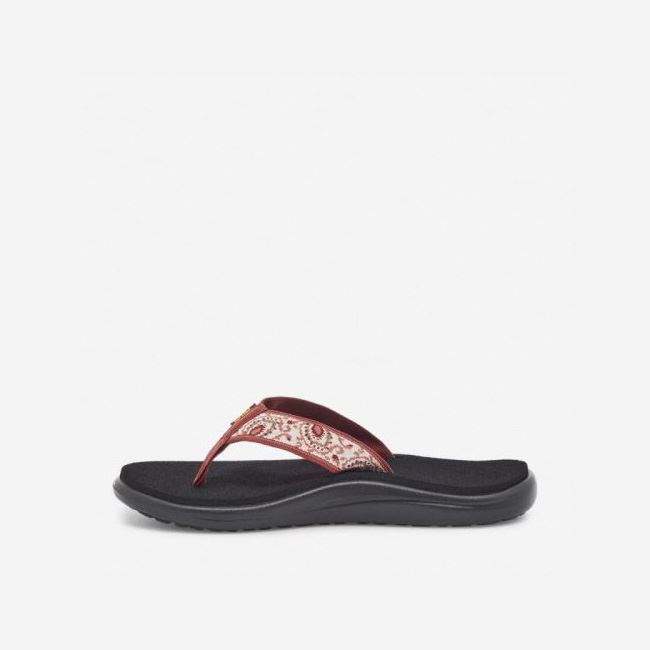 Doria Burnt Henna Teva Voya Flip Women's Flip Flops | 4L5NGAG