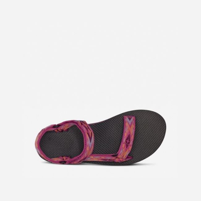 Double Diamond Festival Fuschia Teva Midform Universal Women's Flatforms | DJ45U9H