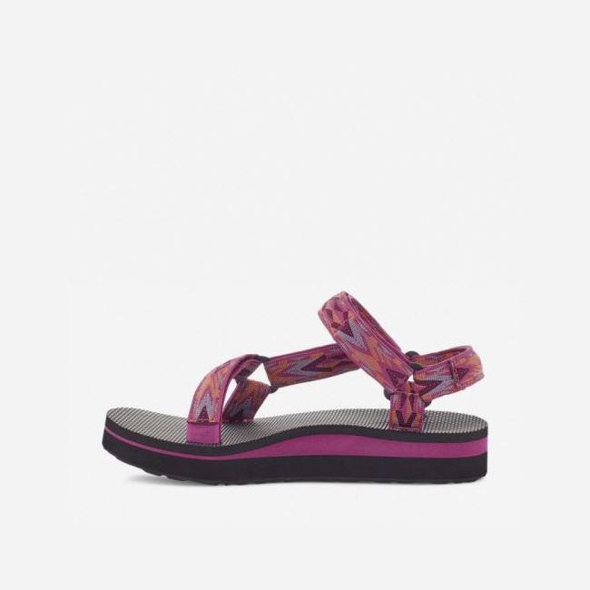 Double Diamond Festival Fuschia Teva Midform Universal Women's Sandals | M42RA6B