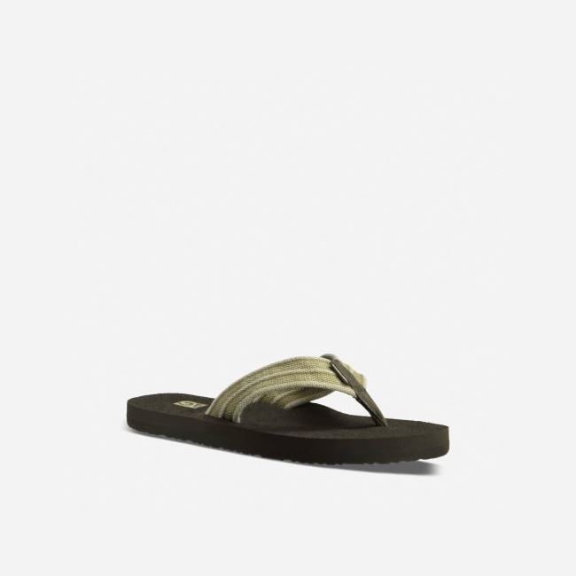 Dune Teva Mush II Canvas Men's Flip Flops | BT1VRDJ