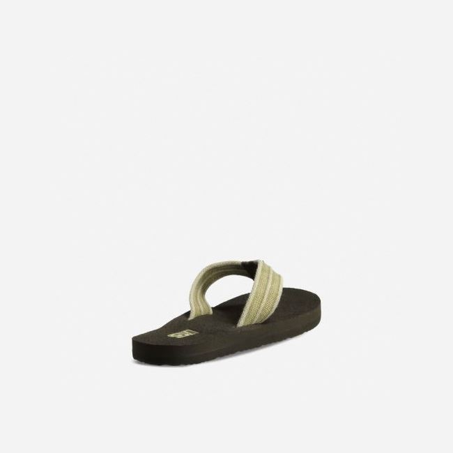 Dune Teva Mush II Canvas Men's Flip Flops | BT1VRDJ