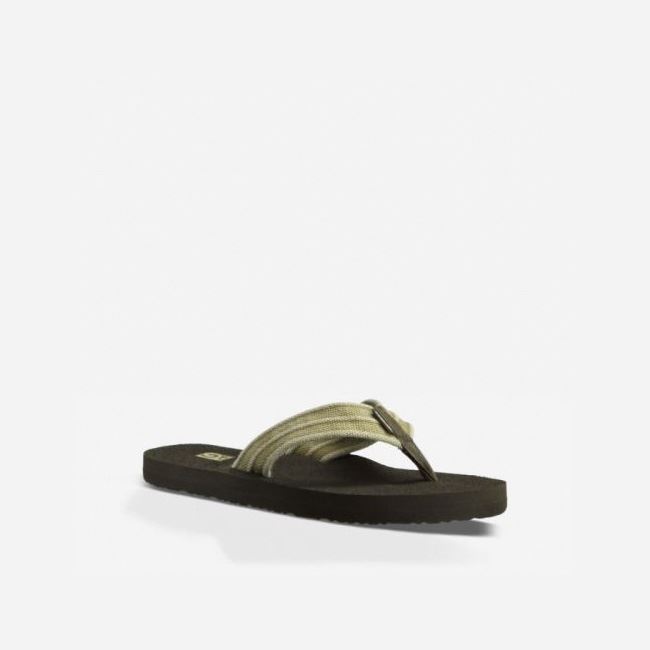 Dune Teva Mush II Canvas Men's Sandals | 7UFJ7MM