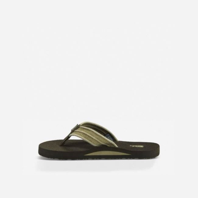 Dune Teva Mush II Canvas Men's Sandals | 7UFJ7MM