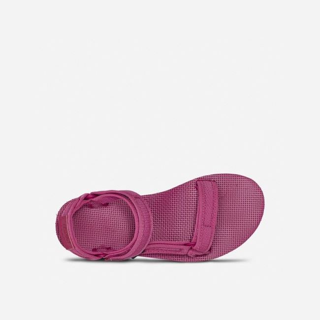 Festival Fuschia Teva Flatform Universal Mesh Print Women's Flatforms | UDTKKCQ