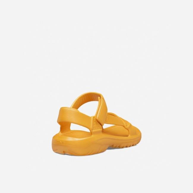 Flower Orange Teva Hurricane Drift Men's Sandals | 8LRFDFI