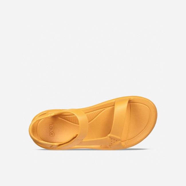 Flower Orange Teva Hurricane Drift Men's Sandals | 8LRFDFI