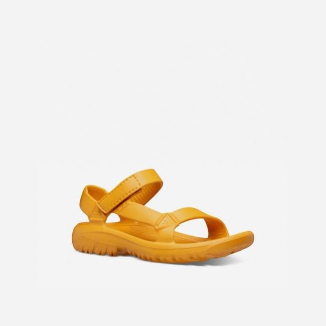 Flower Orange Teva Hurricane Drift Women's Sandals | DNAMH9C