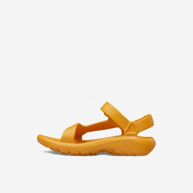 Flower Orange Teva Hurricane Drift Women's Sandals | DNAMH9C