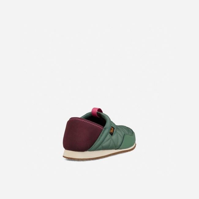 Green Teva Ember Moc Kids' Slippers | K5P262P