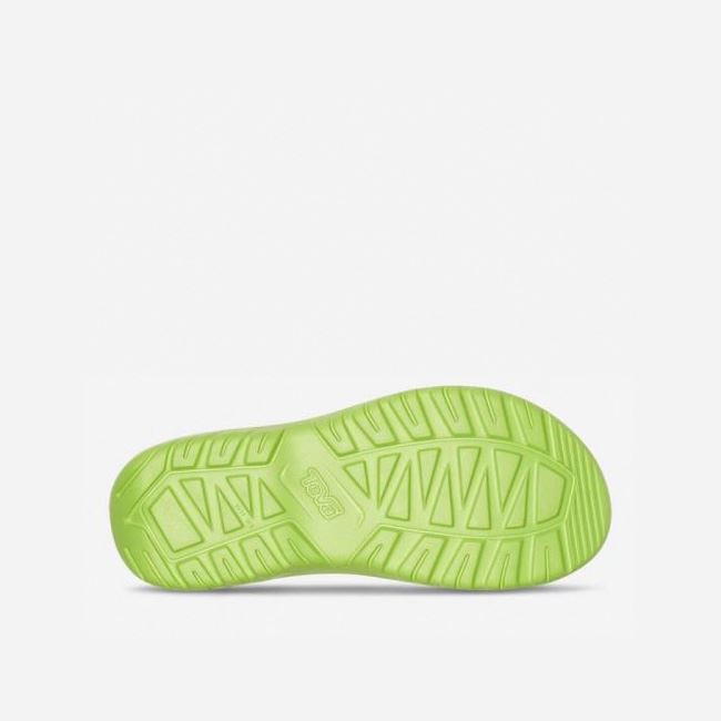 Green Teva Hurricane Drift Men's Sandals | 5NXBZT1