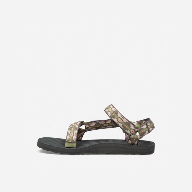 Green Teva Original Universal Women's Sandals | 3MYNM8O