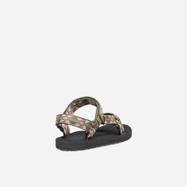 Green Teva Original Universal Women's Sandals | 3MYNM8O