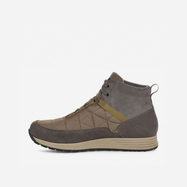 Grey / Olive Teva Ember Commute Waterproof Men's Boots | OLYKFHR