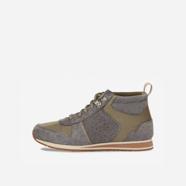 Grey / Olive Teva Highside '84 Mid Men's Boots | UM0QAZL