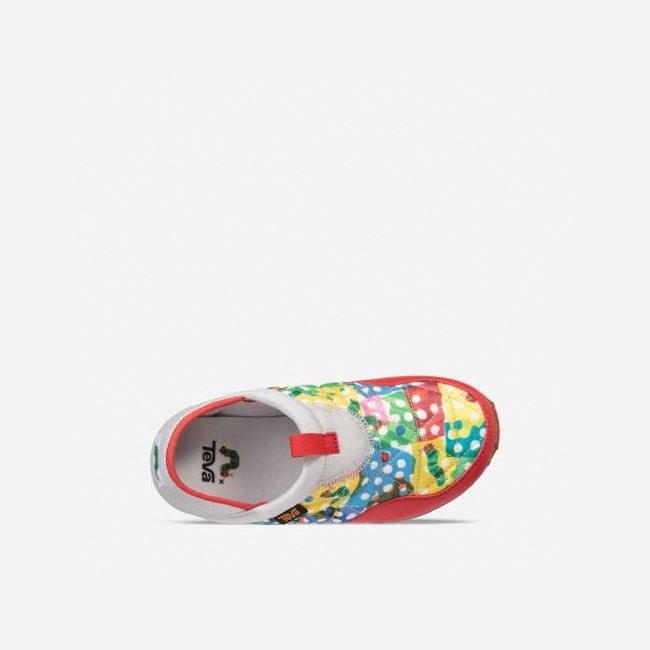 Grey / Red Teva Ember Moc - Hungry Caterpillar Kids' Slippers | HXZT57V