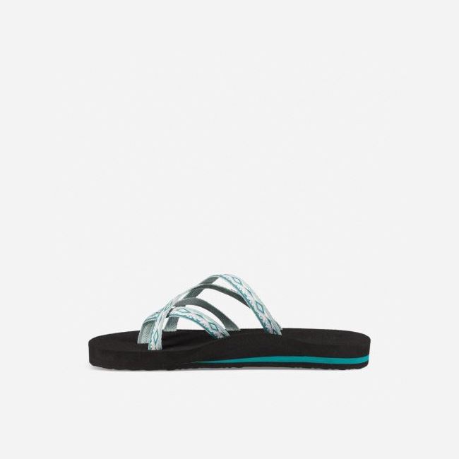 Grey Teva Olowahu Women's Flip Flops | C3J8KTO