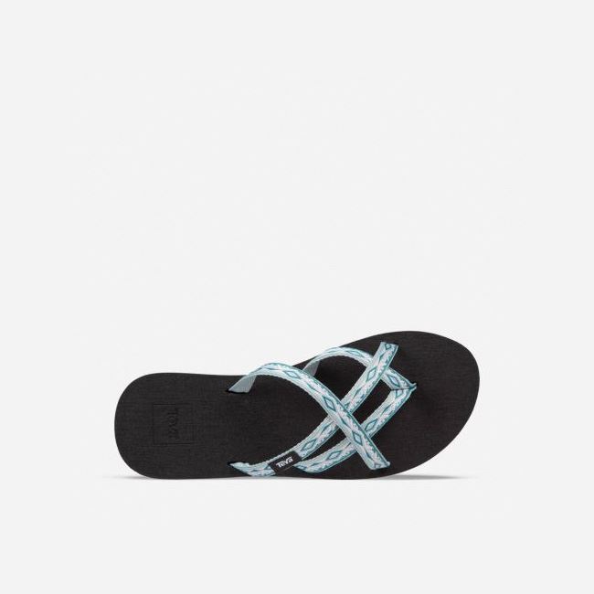 Grey Teva Olowahu Women's Flip Flops | C3J8KTO