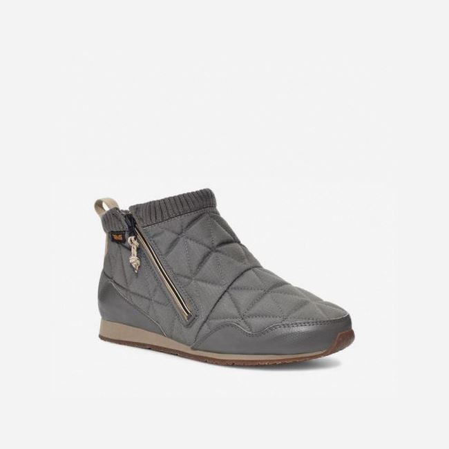 Grey Teva ReEMBER MID Men's Boots | P05NV79