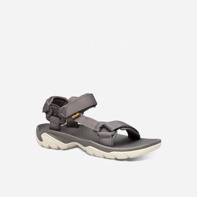 Grey Teva Terra Fi 5 Universal Men's Sandals | EQVM6IN