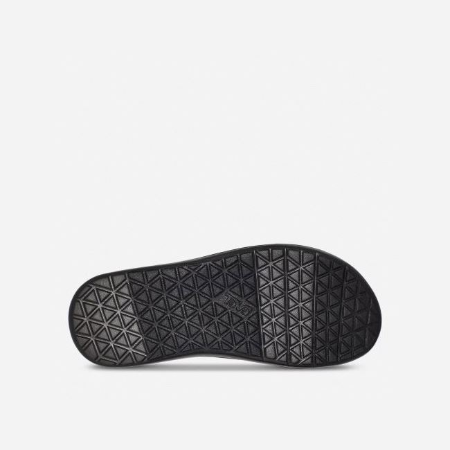 Grey Teva Voya Canvas Men's Flip Flops | XAVDA3A