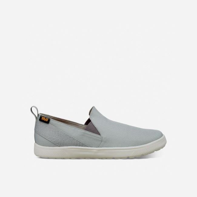 Grey Teva Voya Slip On Men\'s Slip Ons | UJU9FIE