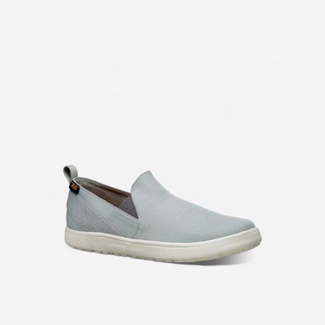 Grey Teva Voya Slip On Men's Sneakers | 0YB474V