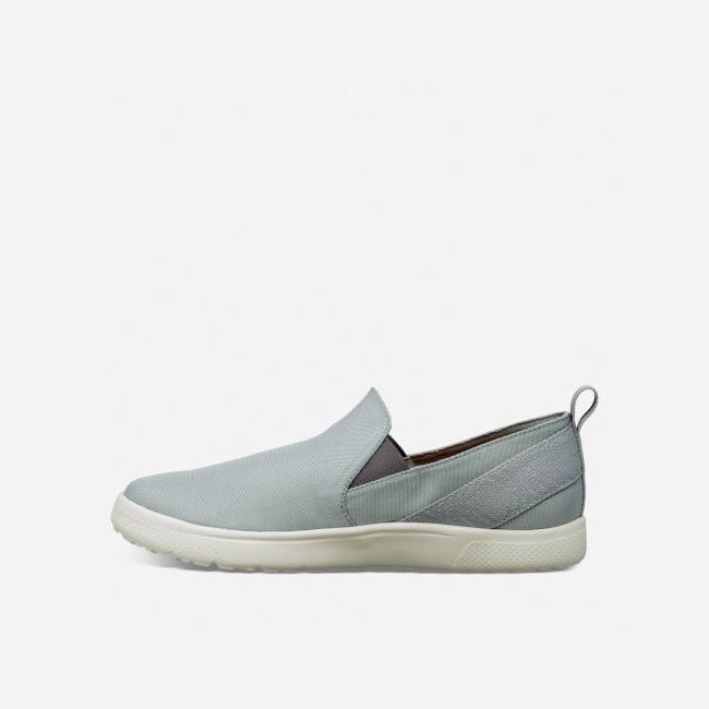 Grey Teva Voya Slip On Men's Sneakers | 0YB474V