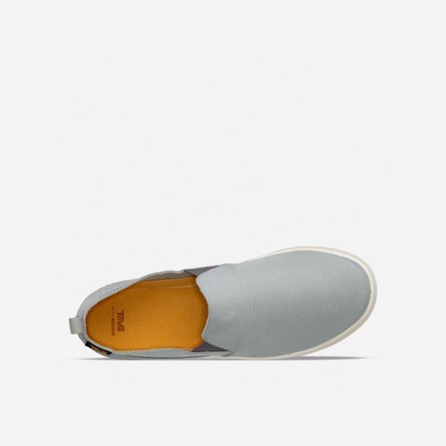 Grey Teva Voya Slip On Men's Sneakers | 0YB474V