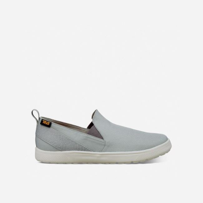 Grey Teva Voya Slip On Men\'s Sneakers | 0YB474V