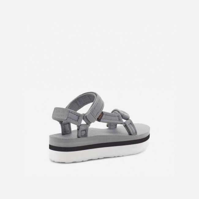 Griffin Teva Flatform Universal Mesh Print Women's Sandals | 1XKY7T5