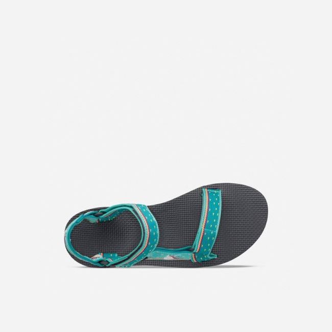 Light Green Teva Flatform Universal Women's Flatforms | 5841VJY