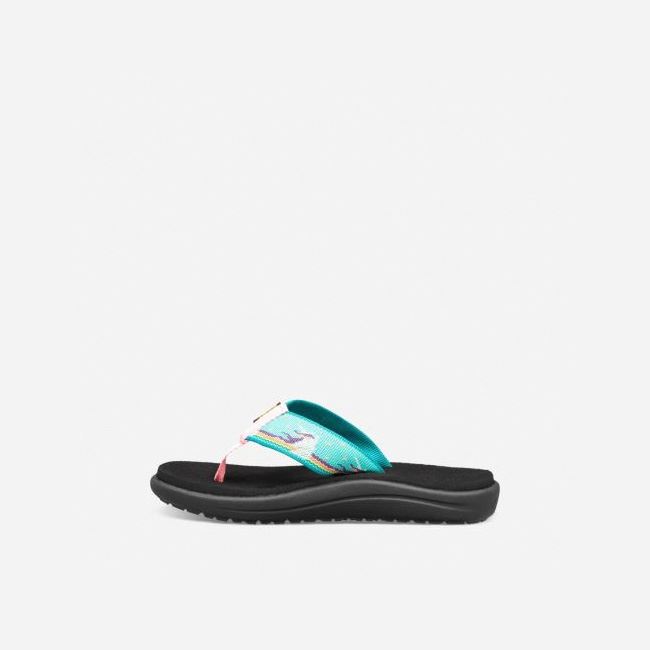 Light Green Teva Voya Flip Kids' Sandals | CPPS7BV