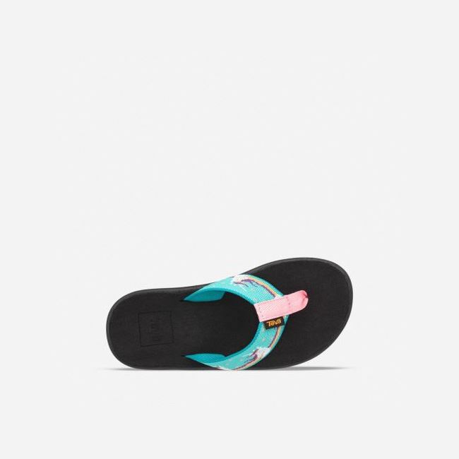 Light Green Teva Voya Flip Kids' Sandals | CPPS7BV