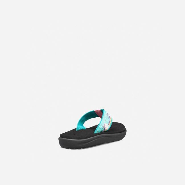 Light Green Teva Voya Kids' Flip Flops | 738TFZI