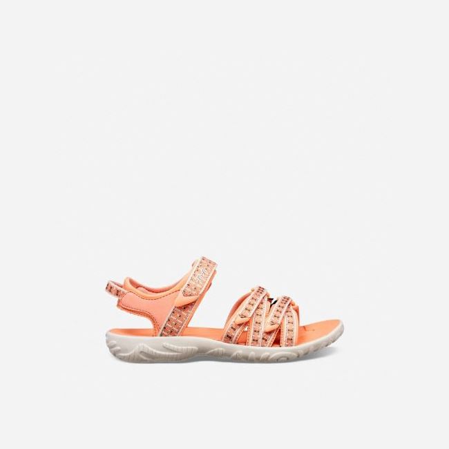 Metal Rose Gold Teva Tirra Kids\' Sandals | 1IBJDXK