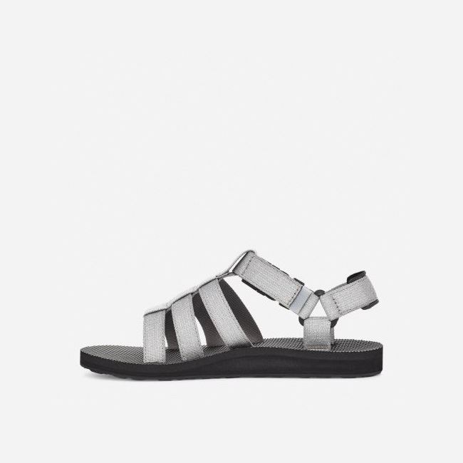 Metal Silver Teva Original Dorado Women's Sandals | 5G1B04Y