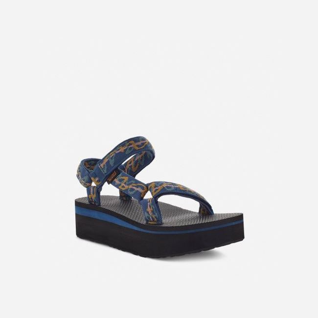 Navy Teva Flatform Universal Women's Flatforms | SA2OGVW