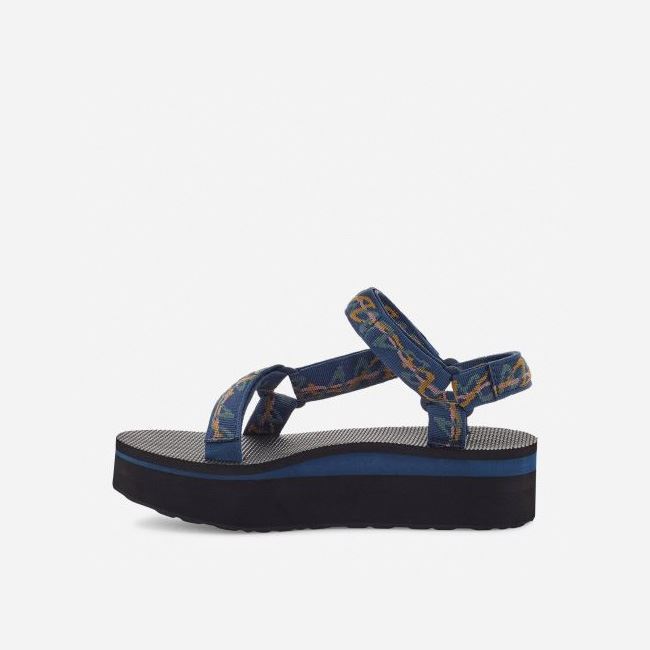 Navy Teva Flatform Universal Women's Flatforms | SA2OGVW