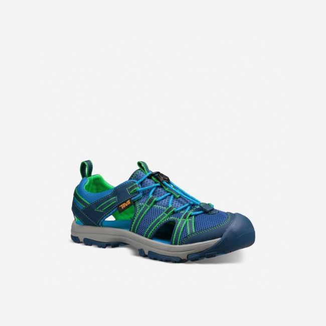 Navy Teva Manatee Kids' Hiking Boots | QP6YSZ2