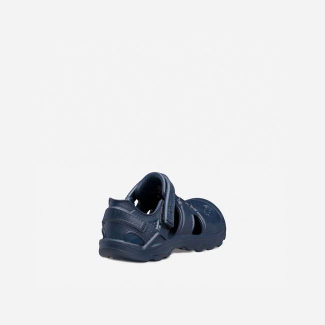 Navy Teva Omnium Drift Kids' Sandals | NR8RYNV