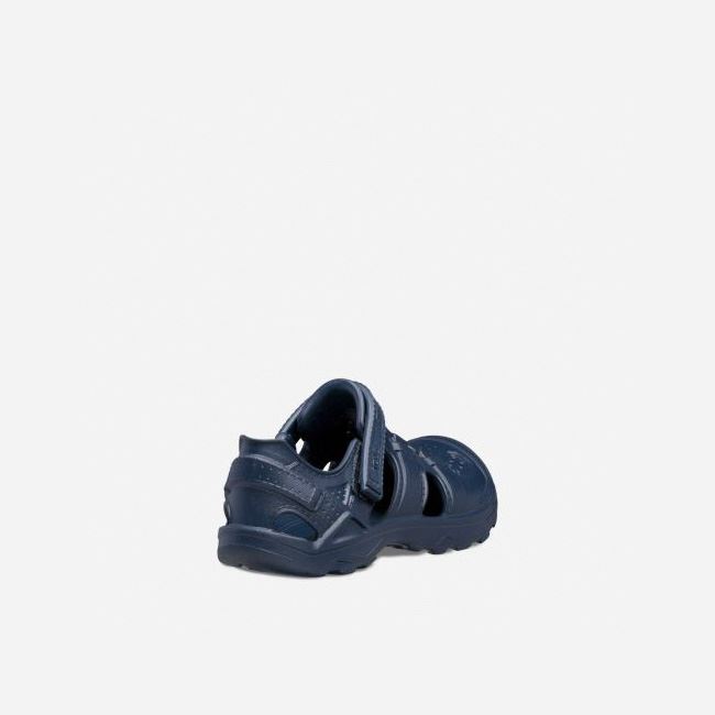 Navy Teva Omnium Drift Kids' Slip Ons | NP7WS00