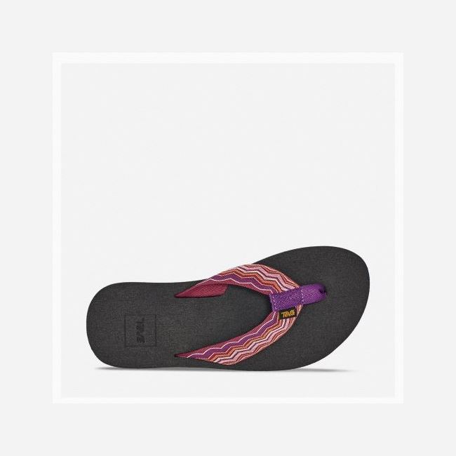 Neptune Gloxinia Teva Original Mush Women's Flip Flops | OZWUTBI