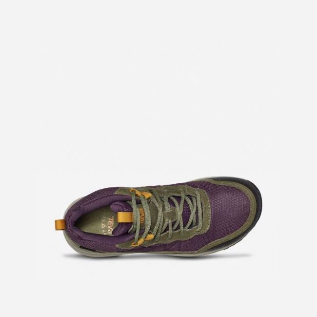 Olive / Purple Teva Ridgeview Mid Women's Boots | MBTV4DI