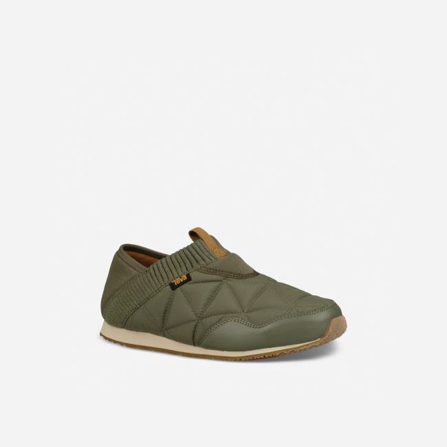 Olive Teva Ember Moc Women's Slip Ons | S0LT4TM