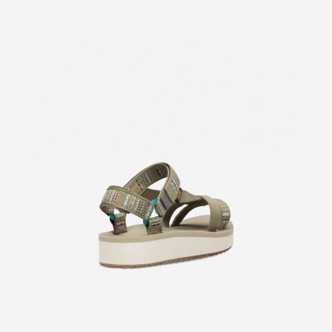 Olive Teva Midform Arivaca Women's Sandals | OX9EY9U